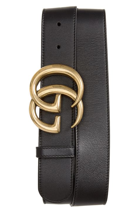 large gucci logo belt